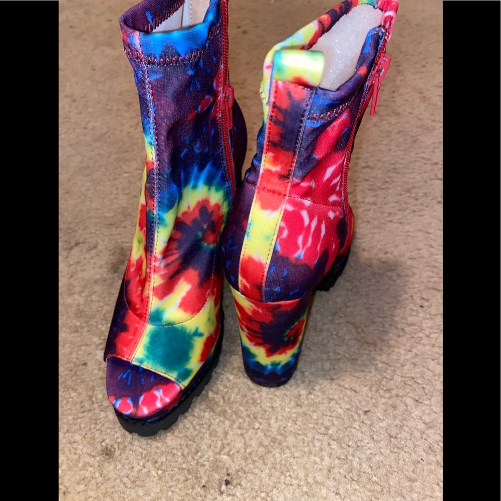 Tye dye Chunky bootie